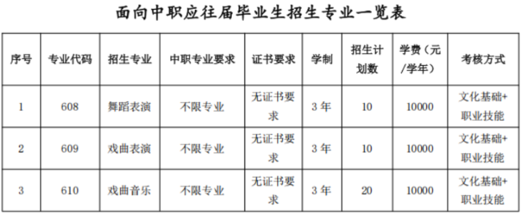 广东艺术职业学院 | 2026年高职自主招生考试招生计划